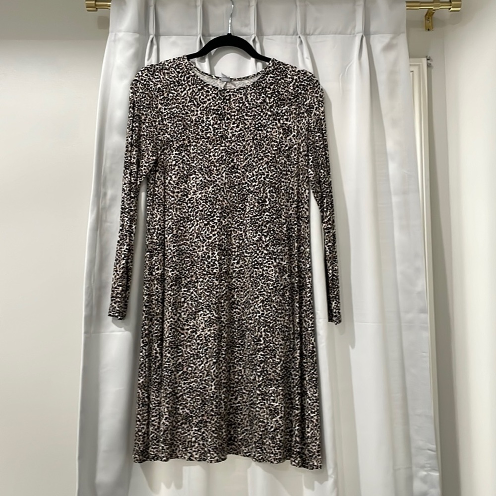 Old Navy Leopard Swing Dress